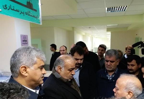 حضور استاندار و  ریاست دانشگاه علوم پزشکی کرمانشاه در  بیمارستان جدید پاوه