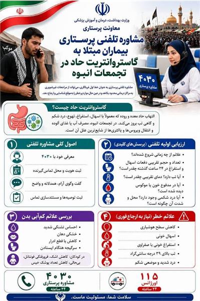 پیشگیری و مدیریت گاستروانتریت در تجمعات انبوه
